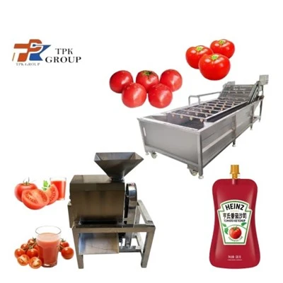 Linea di produzione di salsa di pomodoro